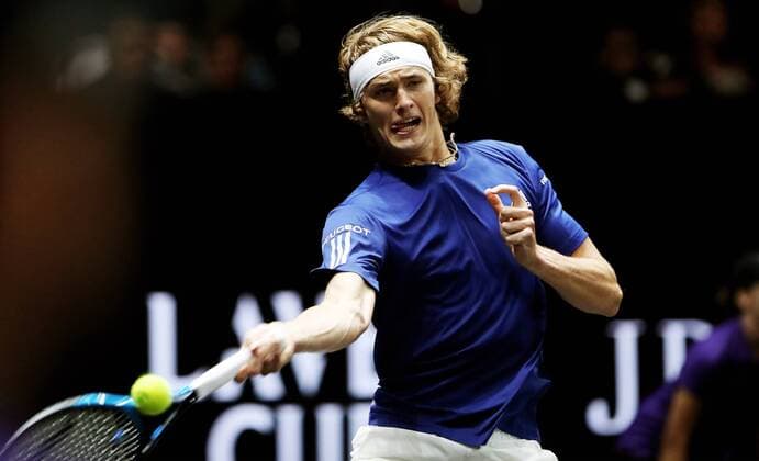 TENNIS - Laver Cup 2017 PRAGUE,CZECH REPUBLIC,22.SEP.17 - TENNIS - Laver Cup, Team Europe vs Team World. Image shows Alexander Zverev (GER). GEPAxpictures xMatthiasxHauer
