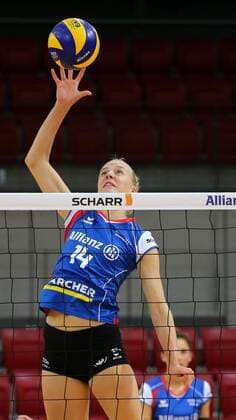 BAU 22.09.2017 Stuttgart Volleyball Allianz MTV Stuttgart vs. Shangai Bright Ubest, Jenna Potts (Stuttgart)