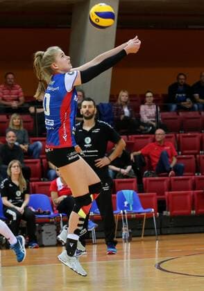BAU 22.09.2017 Stuttgart Volleyball Allianz MTV Stuttgart vs. Shangai Bright Ubest, Pia Kästner (Stuttgart)