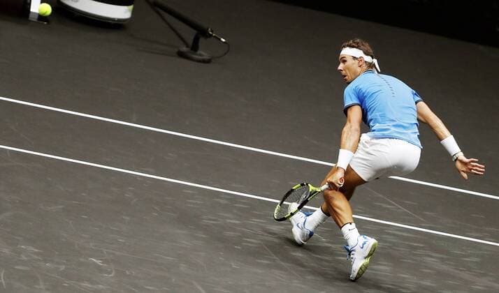 TENNIS - Laver Cup 2017 PRAGUE,CZECH REPUBLIC,23.SEP.17 - TENNIS - Laver Cup, Team Europe vs Team World. Image shows Rafael Nadal (ESP). GEPAxpictures xMatthiasxHauer