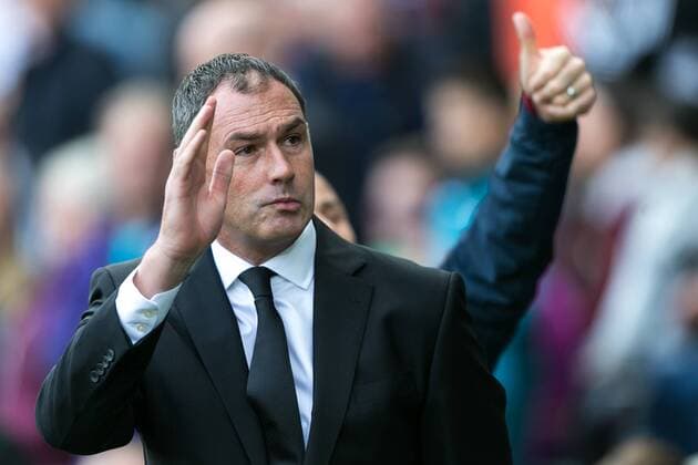 Fußball, Trainerhistorie Swansea City von 1947 bis heute Paul Clement manager of Swansea City during the Premier League match between Swansea City and Watford at the Liberty Stadium, Swansea, Wales on 23 September 2017. Copyright: xJohnxSmithx 16820019