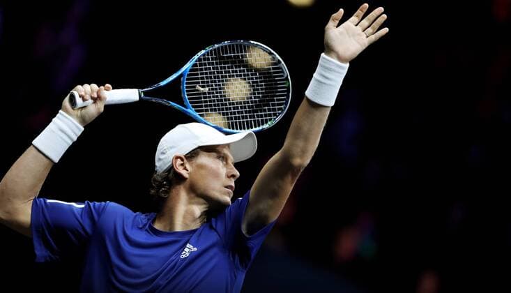 TENNIS - Laver Cup 2017 PRAGUE,CZECH REPUBLIC,23.SEP.17 - TENNIS - Laver Cup, Team Europe vs Team World. Image shows Tomas Berdych (CZE). GEPAxpictures xMatthiasxHauer