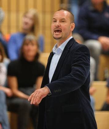 23.09.2017 - Volleyball - 2. Bundesliga Süd Männer - Saison 2016 2017 - SV Schwaig - SV Fellbach - JüRa - Jozef Janosik (Trainer SV Schwaig )