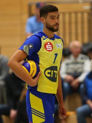 23.09.2017 - Volleyball - 2. Bundesliga Süd Männer - Saison 2016 2017 - SV Schwaig - SV Fellbach - JüRa - Phelipe Martins (7, SV Schwaig )