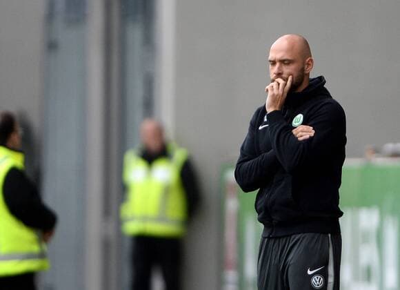 Stefan Lerch (Trainer, coach Wolfsburg), Fussball, Allianz-Frauen-Bundesliga, VfL Wolfsburg - FF USV Jena xPW001F2Px
