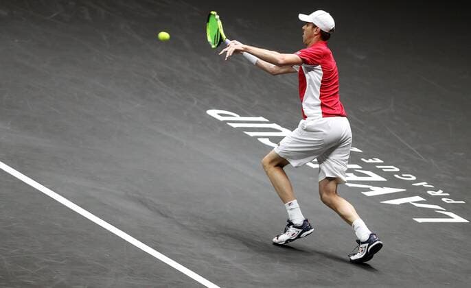 TENNIS - Laver Cup 2017 PRAGUE,CZECH REPUBLIC,24.SEP.17 - TENNIS - Laver Cup, Team Europe vs Team World. Image shows Sam Querrey (USA). GEPAxpictures xMatthiasxHauer
