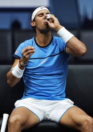 Bilder des Tages - SPORT TENNIS - Laver Cup 2017 PRAGUE,CZECH REPUBLIC,24.SEP.17 - TENNIS - Laver Cup, Team Europe vs Team World. Image shows Rafael Nadal (ESP). GEPAxpictures xMatthiasxHauer