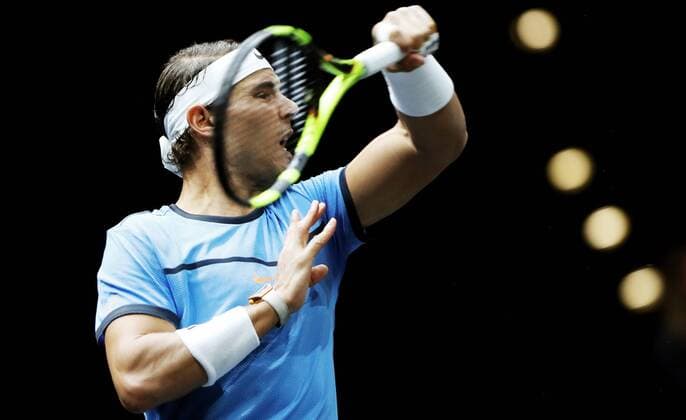 TENNIS - Laver Cup 2017 PRAGUE,CZECH REPUBLIC,24.SEP.17 - TENNIS - Laver Cup, Team Europe vs Team World. Image shows Rafael Nadal (ESP). GEPAxpictures xMatthiasxHauer