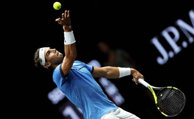TENNIS - Laver Cup 2017 PRAGUE,CZECH REPUBLIC,24.SEP.17 - TENNIS - Laver Cup, Team Europe vs Team World. Image shows Rafael Nadal (ESP). GEPAxpictures xMatthiasxHauer