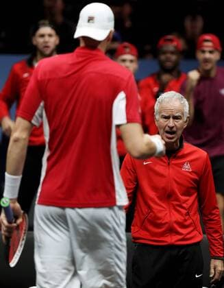 TENNIS - Laver Cup 2017 PRAGUE,CZECH REPUBLIC,24.SEP.17 - TENNIS - Laver Cup, Team Europe vs Team World. Image shows John McEnroe (USA). GEPAxpictures xMatthiasxHauer