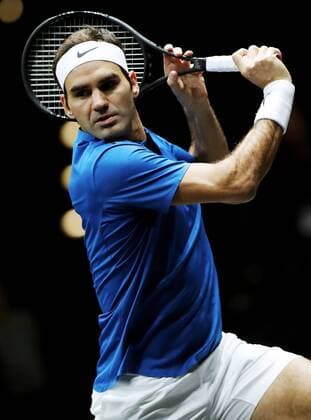 Bilder des Tages - SPORT TENNIS - Laver Cup 2017 PRAGUE,CZECH REPUBLIC,24.SEP.17 - TENNIS - Laver Cup, Team Europe vs Team World. Image shows Roger Federer (SUI). GEPAxpictures xMatthiasxHauer