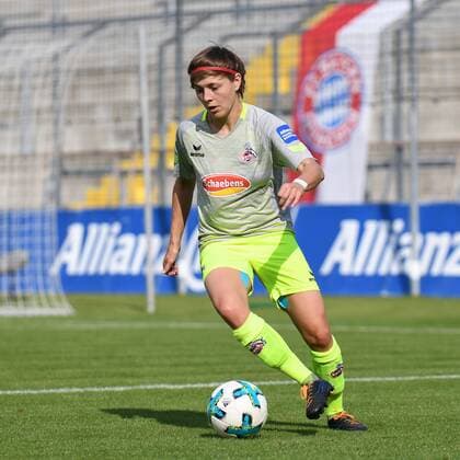 Anne Hopfengärtner (Anne Hopfengaertner. Köln, 16) Freisteller, Einzelbild, Aktion, Action, Fussball,Allianz Frauen-Bundesliga, FC Bayern München - 1. FC Köln, xslx