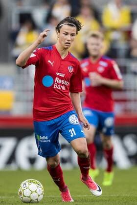 170924 Helsingborgs Alex Timossi Andersson under fotbollsmatchen i Superettan mellan Helsingborg och Falkenberg den 24 september 2017 i Helsingborg.  Copyright: PETTERxARVIDSON BB170924PA058