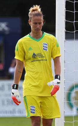 September 24, 2017 - London, England, United Kingdom - Ann-Katrin Berger of Birmingham City LFC.during Women s Super League 1 match between Arsenal Women against Birmingham City Ladies at Borehamwood Football Club London on 24 Sept 2017 Arsenal Women v Birmingham City Ladies: WSL  - ZUMAn230 20170924_zaa_n230_300 Copyright: xKieranxGalvinx