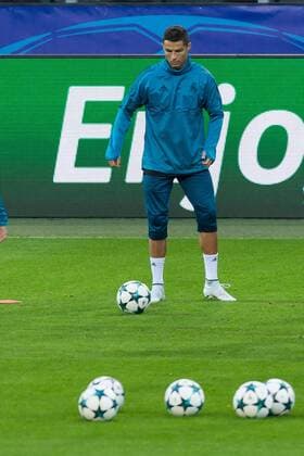 Dortmund, Germany, 25.09.2017, UEFA Champions League Training von Real Madrid, Cristiano Ronaldo (Real) ( DeFodi001