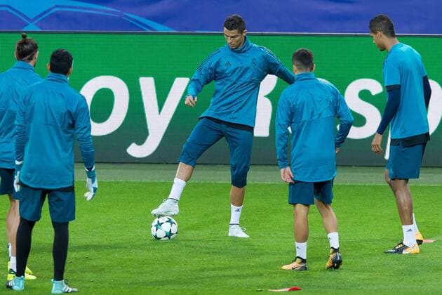 Dortmund, Germany, 25.09.2017, UEFA Champions League Training von Real Madrid, Cristiano Ronaldo (Real) in aktion ( DeFodi001