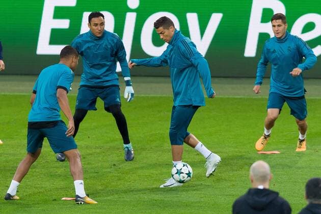 Dortmund, Germany, 25.09.2017, UEFA Champions League Training von Real Madrid, Cristiano Ronaldo (Real) in aktion ( DeFodi001