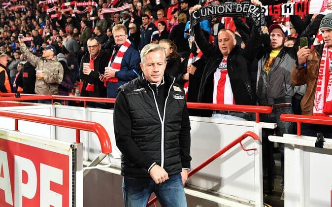 Fussball, Herren, Saison 2017 2018, 2. Bundesliga (8. Spieltag), 1. FC Union Berlin - 1. FC Kaiserslautern, Trainer Jens Keller (1. FC Union Berlin), 25.09. 2017, Copyright: xMatthiasxKochx