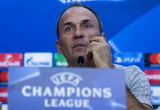 NK Maribor s coach Darko Milanic delivers a press conference PK Pressekonferenz prior to tomorrow s Champions League match against Sevilla FC, in Seville, Andalusia, Spain, 25 September 2017. Maribor s press conference !ACHTUNG: NUR REDAKTIONELLE NUTZUNG!  Copyright: xRAULxCAROxCADENASx SEV002 20170925-636419716653437443