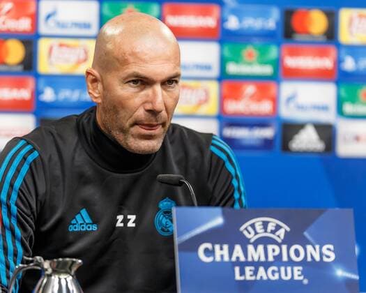 Dortmund, Germany, 25.09.2017, UEFA Champions League Pressekonferenz, Real Madrid, Trainer Zinedine Zidane (Real Madrid) ( DeFodi507