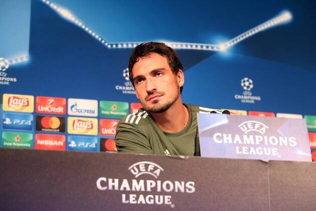 Mats Hummels (FC Bayern Muenchen 5), Pressekonferenz, Paris Saint-Germain vs. FC Bayern Muenchen, Champions League, Fussball, 26.09.2017, Paris Copyright: xLanger Eibner-Pressefotox EP_HLR