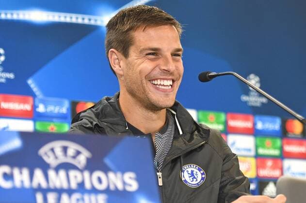 Chelsea press conference PK Pressekonferenz Cesar Azpilicueta of Chelsea during the Chelsea press conference at the Wanda Metropolitano Stadium, Madrid Content Not Available For UK Newspapers Copyright: xKristianxKanex FIL-10720-0001
