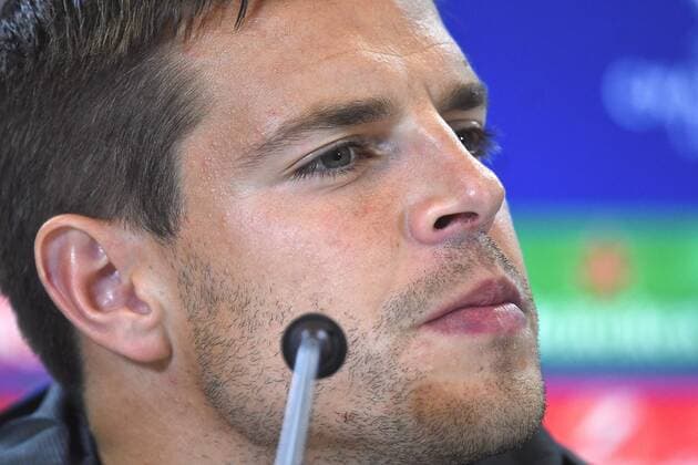 Chelsea press conference PK Pressekonferenz Cesar Azpilicueta of Chelsea during the Chelsea press conference at the Wanda Metropolitano Stadium, Madrid Content Not Available For UK Newspapers Copyright: xKristianxKanex FIL-10720-0007