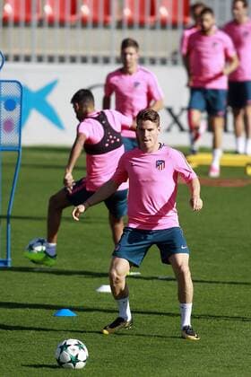 Atletico de Madrid s Kevin Gameiro during training session. September 26,2017.  (2017092610)