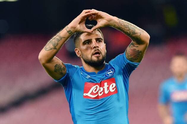 As Napoli 26 09 2017 - Champions League Napoli-Feyenoord foto Antonello Sammarco Image nella foto: esultanza gol Lorenzo insigne 