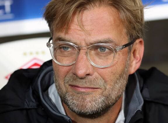 MOSCOW, RUSSIA - SEPTEMBER 26, 2017: Liverpool s head coach Jurgen Klopp at the 2017 18 UEFA Champions League Group E Round 2 football match against Spartak Moscow at Otkrytie Arena Stadium. Artyom Korotayev TASS  TS061FC6