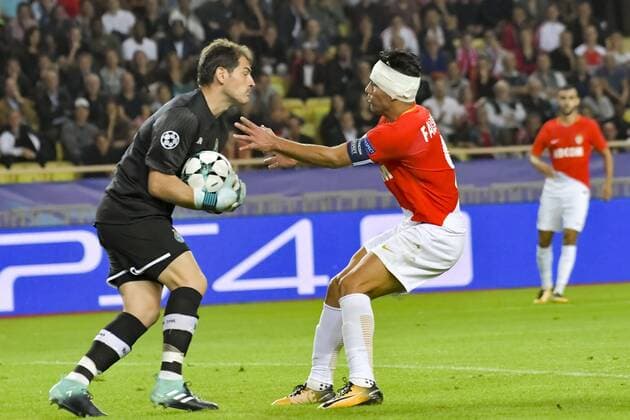 Radamel Falcao AS Monaco Iker Casillas FC Porto FOOTBALL AS Monaco vs FC Porto Champion s Ligue Monaco 26 09 2017 NorbertScanella Panoramic 