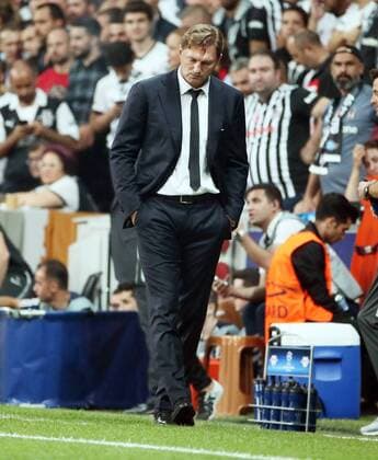 Besiktas Istanbul - RB Leipzig Fussball Champions League Istanbul, 26.09.2017, Vodafone Park, Fussball, UEFA Champions League, Gruppe G, 2.Spieltag , Besiktas Istanbul vs. RB Leipzig , Im Bild; Trainer Ralph Hasenhüttl Hasenhuettl, RB Leipzig ,