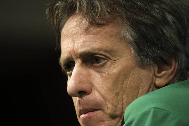 September 26, 2017 - Lisbon, Portugal - SportingÃ¢â‚¬â ¢s head coach Jorge Jesus during a press conference PK Pressekonferenz at Alvalade stadium in Lisbon, on September 26, 2017, on the eve of the UEFA Champions League Group D football match Sporting CP vs FC Barcelona Barca Sporting - Press Conference  - ZUMAn230 20170926_zaa_n230_250 Copyright: xFilipexAmorimx