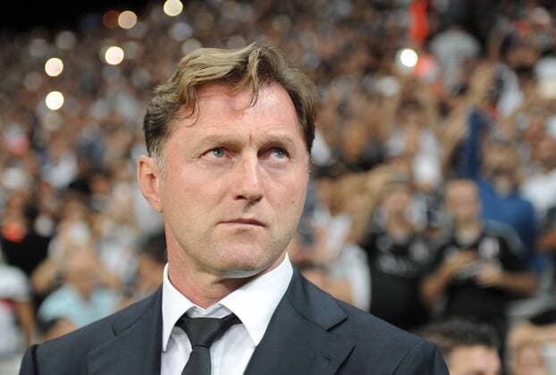 Ralph Hasenhuttl of Leipzig during Besiktas vs. Leipzig UEFA Champions League game at Vodafone Park, Istanbul, September 26th, 2017. (  Copyright: HikmetxSaatci 15811160