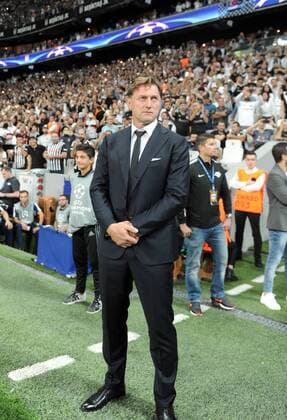 Ralph Hasenhuttl of Leipzig during Besiktas vs. Leipzig UEFA Champions League game at Vodafone Park, Istanbul, September 26th, 2017. (  Copyright: HikmetxSaatci 15811161