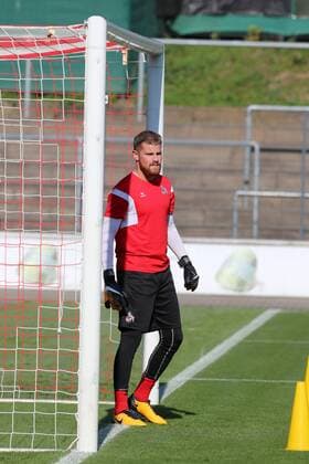 1.FC Köln Abschlußtraining im Franz-Kremer-Stadion vor dem Heimspiel gegen Roter Stern Belgrad Timo Horn 27.09.2017