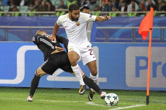 Gregoire Defrel Roma Baku 27-09-2017 Football Champions League 2017 2018 Group C Qarabag - AS Roma Foto Gino Mancini Insidefoto ginoxmancini