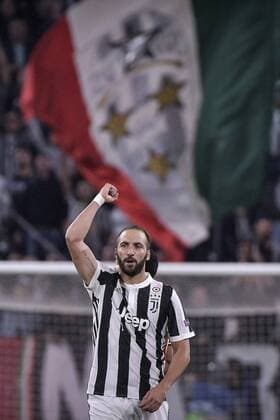 Bilder des Tages - SPORT Esultanza Gol Gonzalo Higuain Juventus Goal Celebration Torino 27-09-2017 Allianz Stadium Football Champions League 2017 2018 Juventus - Olympiacos Foto Oneplusnine Insidefoto oneplusnine