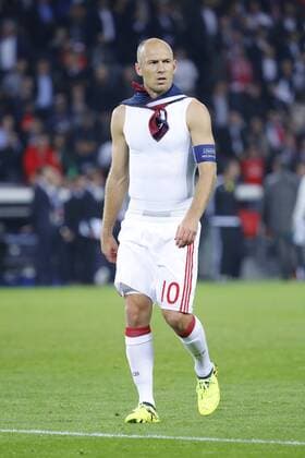 Arjen Robben FC Bayern Munchen FC Bayern de Munich en fin de match FOOTBALL PARIS SAINT GERMAIN vs BAYERN de MUNICH UEFA CHAMPIONS LEAGUE 27 09 2017 StephaneAllaman Panoramic 