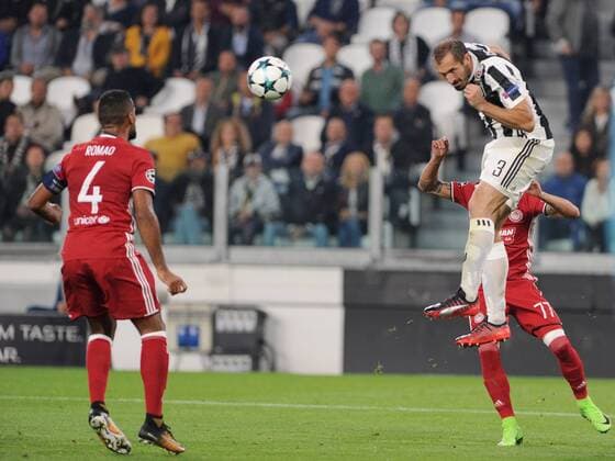 September 27, 2017 in Turin - Allianz Stadium Soccer match Juventus F.C. vs OLYMPIAKOS S.F.P. In picture:  Copyright: xCronos ClaudioxBenedettox cronosbndtt27092017108618