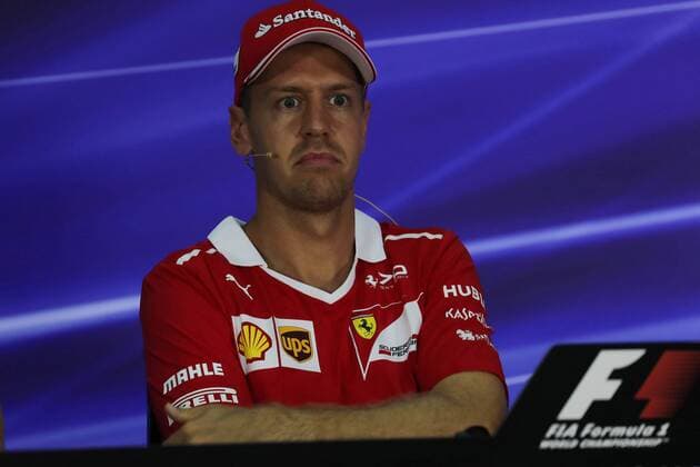 28.09.2017 - press conference PK Pressekonferenz Sebastian Vettel (GER) Scuderia Ferrari SF70H Malaysian Grand Prix, Sepang 28 September - 1 October 2017 28.09.2017 - Press conference, Sebastian Vettel (GER) Scuderia Ferrari SF70H 
