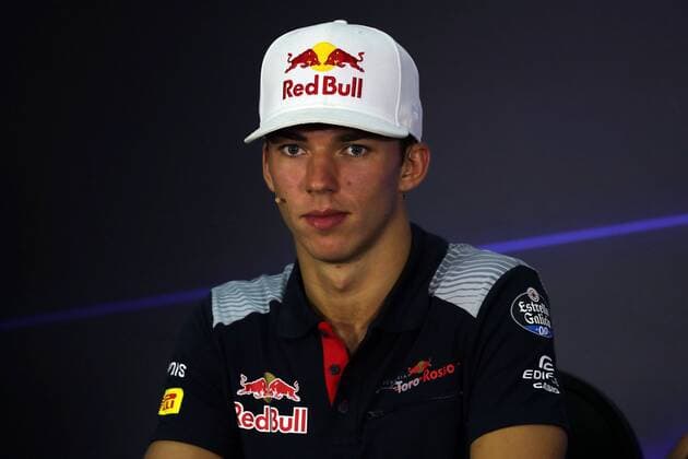 28.09.2017 - press conference PK Pressekonferenz Pierre Gasly (FRA) Scuderia Toro Rosso STR12 Malaysian Grand Prix, Sepang 28 September - 1 October 2017 28.09.2017 - Press conference, Pierre Gasly (FRA) Scuderia Toro Rosso STR12 