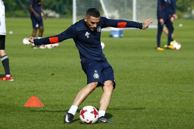Nicolae Stanciu midfielder of RSC Anderlecht pictured during the closed training session of Rsc Anderlecht in Neerpede , Belgium FOOTBALL : RSC Anderlecht - Entrainement - 28 09 2017 PhotoNews Panoramic 