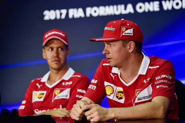 Kimi Raikkonen (FIN 7), Scuderia Ferrari, Sebastian Vettel (GER 5), Scuderia Ferrari, Grosser Preis von Malaysia 2017, Vorbereitungen, Motorsport, Formel 1, 28.09.2017, Kuala Lumpur Copyright: xEIBNER JERRYxANDREx EP_JAE