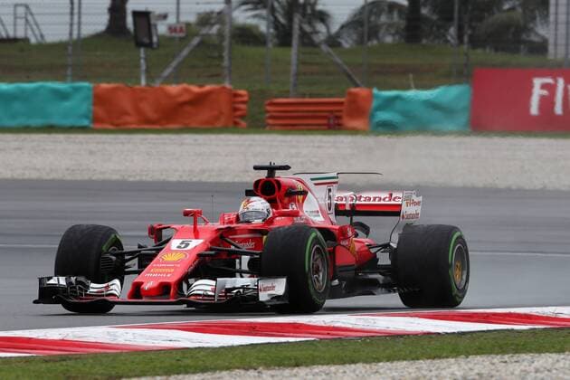 29.09.2017 - Free Practice 1, Sebastian Vettel (GER) Scuderia Ferrari SF70H Malaysian Grand Prix, Sepang 28 September - 1 October 2017 29.09.2017 - Free Practice 1, Sebastian Vettel (GER) Scuderia Ferrari SF70H 