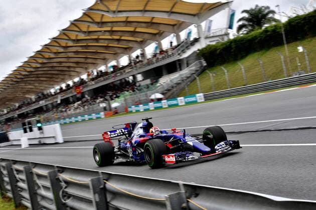 Pierre Gasly (FRA 10) Scuderia Toro Rosso, Grosser Preis von Malaysia 2017, 1tes freies Training, Motorsport, Formel 1, 29.09.2017, Kuala Lumpur Copyright: xAndre Eibner-Pressefotox EP_JAE