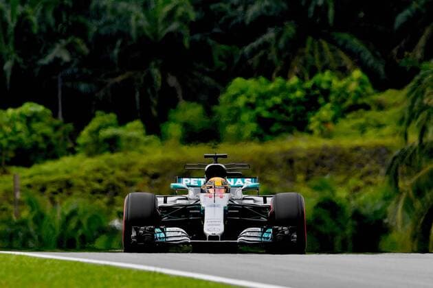 Lewis Hamilton (GB 44), Mercedes AMG Petronas Motorsport, Grosser Preis von Malaysia 2017, 2tes freies Training, Motorsport, Formel 1, 29.09.2017, Kuala Lumpur Copyright: xAndre Eibner-Pressefotox EP_JAE