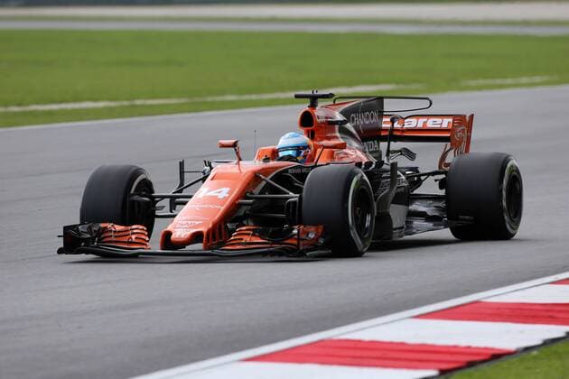 30.09.2017 - Free Practice 3, Fernando Alonso (ESP) McLaren MCL32 Malaysian Grand Prix, Sepang 28 September - 1 October 2017 30.09.2017 - Free Practice 3, Fernando Alonso (ESP) McLaren MCL32 