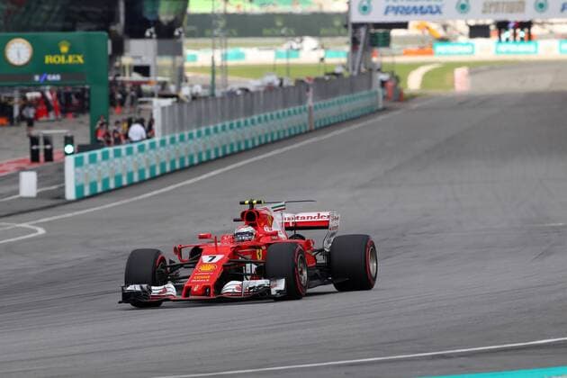 30.09.2017 - Qualifying, Kimi Raikkonen (FIN) Scuderia Ferrari SF70H Malaysian Grand Prix, Sepang 28 September - 1 October 2017 30.09.2017 - Qualifying, Kimi Raikkonen (FIN) Scuderia Ferrari SF70H 