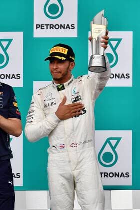 Lewis Hamilton (GB 44), Mercedes AMG Petronas Motorsport, Grosser Preis von Malaysia 2017, Rennen, Motorsport, Formel 1, 01.10.2017, Kuala Lumpur Copyright: xAndre Eibner-Pressefotox EP_JAE